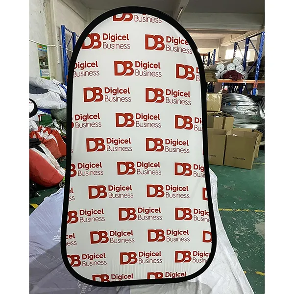 Spanduk Pop up Vertikal